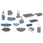 Uchwyt na rolki do kuchni o nowoczesnym designie wykonany z żelaza Made in Italy - Marken Viadurini