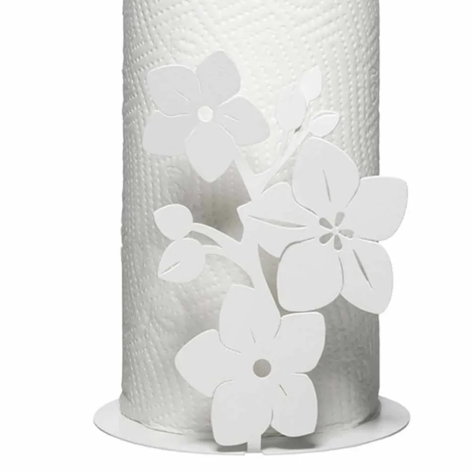 Uchwyt na rolki do kuchni o nowoczesnym designie wykonany z żelaza Made in Italy - Marken Viadurini