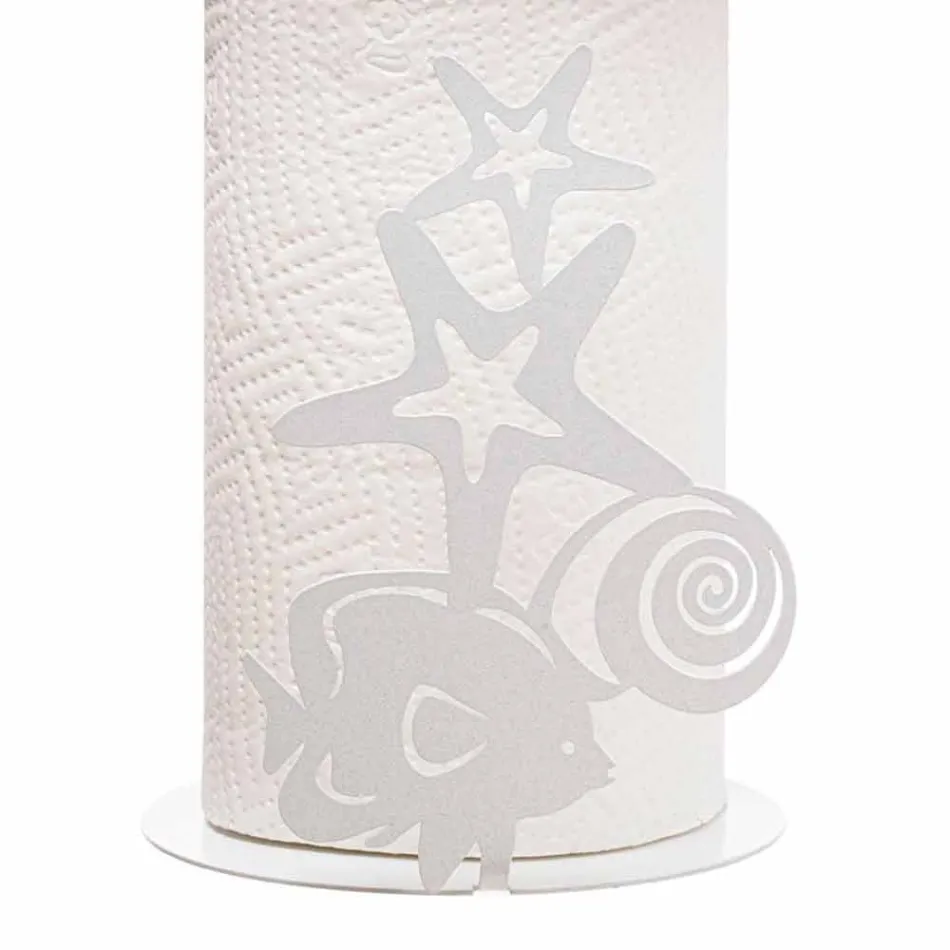 Uchwyt do rolki kuchennej Marina Fantasy wykonany z żelaza ręcznie robiony we Włoszech - Maste Viadurini