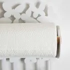 Uchwyt ścienny z białego lub beżowego żelaza Made in Italy - Leiden Viadurini