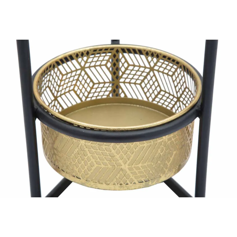 Nowoczesny okrągły podwójny uchwyt na garnek z żelaza - Addie Viadurini