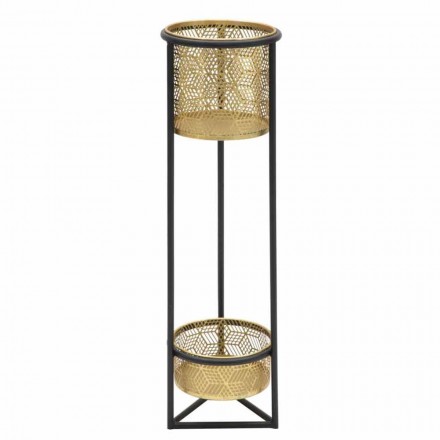 Nowoczesny okrągły podwójny uchwyt na garnek z żelaza - Addie Viadurini