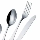 Luksusowy Design Stalowe Sztućce Vintage Kolorowy Efekt 24 sztuki - Tygrysek Viadurini