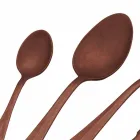 Luksusowy Design Stalowe Sztućce Vintage Kolorowy Efekt 24 sztuki - Tygrysek Viadurini