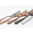 Luksusowy Design Stalowe Sztućce Vintage Kolorowy Efekt 24 sztuki - Tygrysek Viadurini