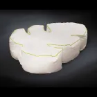 Pufy zewnętrzne i wewnętrzne faux skóra wodoodporna morskie Philo Viadurini