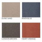 Pufa na zewnątrz, z polietylenu i tkaniny lub skóry - Mara Slide Viadurini