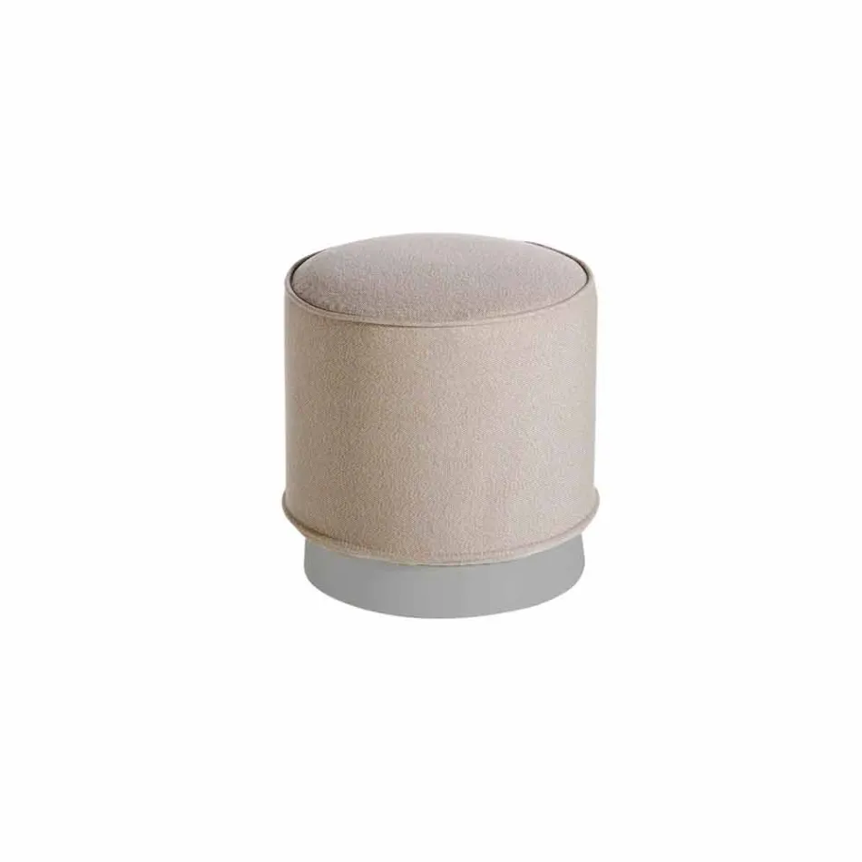 Pufa na zewnątrz, z polietylenu i tkaniny lub skóry - Mara Slide Viadurini