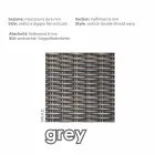 Pufa nowoczesny zewnętrzny w szaro-taupe polietylenowej Jaco, ręcznie Viadurini