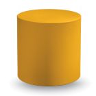 Cylindryczna pufa ogrodowa z kolorowego polietylenu Made in Italy - Viky Viadurini