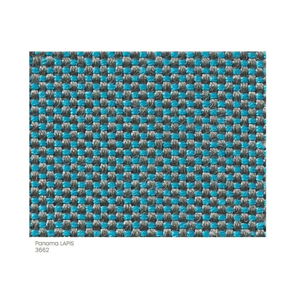 Pufa ogrodowa wyściełana i pokryta tkaniną Made in Italy - Butter Viadurini