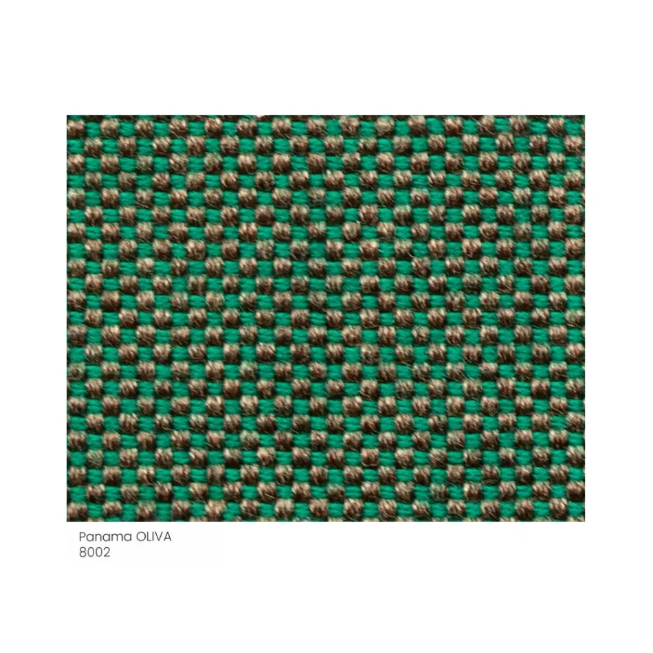 Pufa ogrodowa wyściełana i pokryta tkaniną Made in Italy - Butter Viadurini