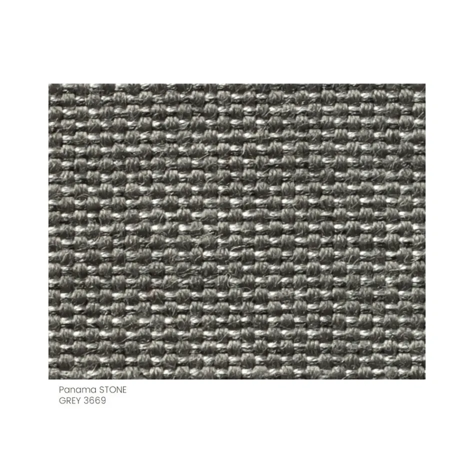 Pufa ogrodowa wyściełana i pokryta tkaniną Made in Italy - Butter Viadurini