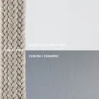 Pufa ogrodowa ze stali i liny Poduszka w zestawie Wyprodukowano we Włoszech - Bronn Viadurini