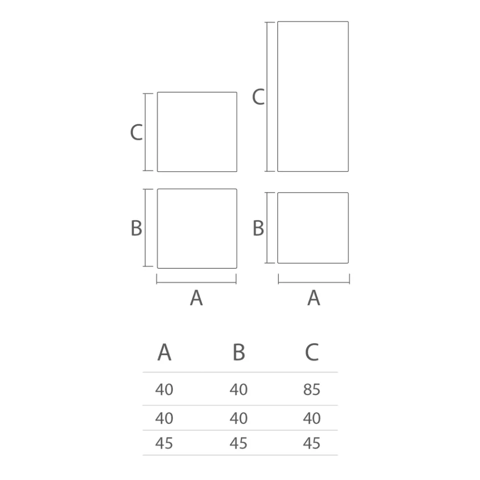 Pufa ogrodowa z polietylenu 8 wykończeń Made in Italy - Viky Viadurini