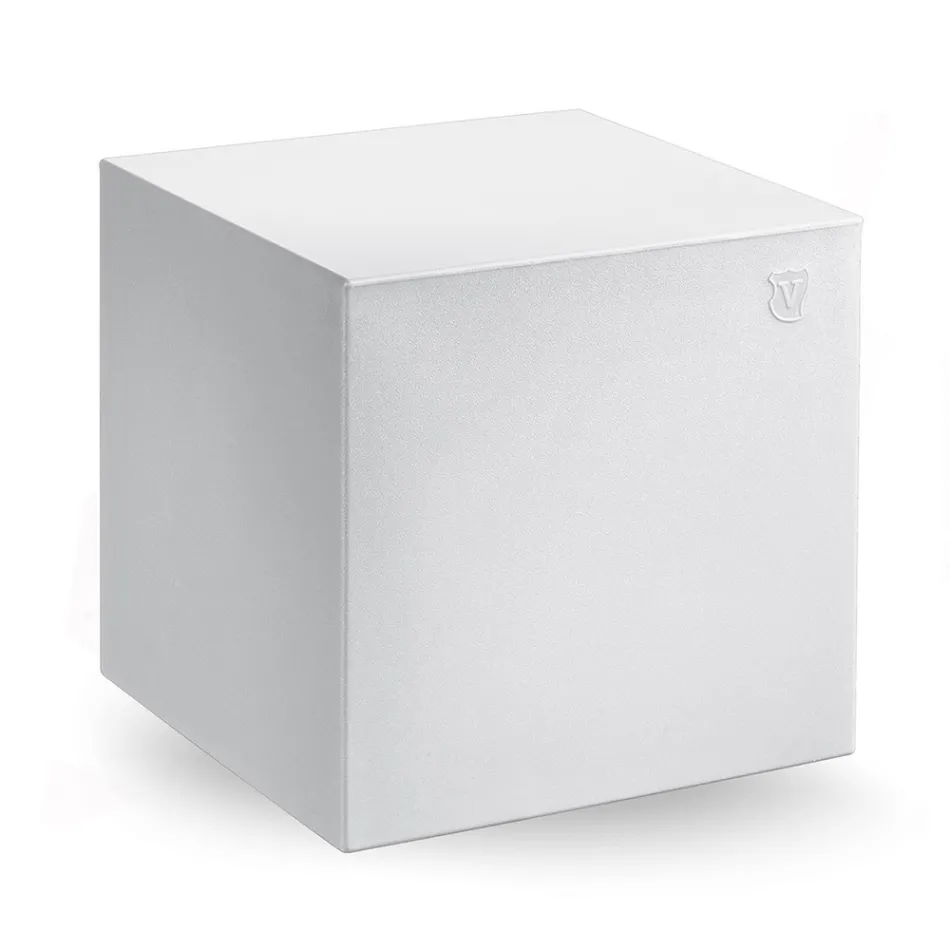 Pufa ogrodowa z polietylenu 8 wykończeń Made in Italy - Viky Viadurini