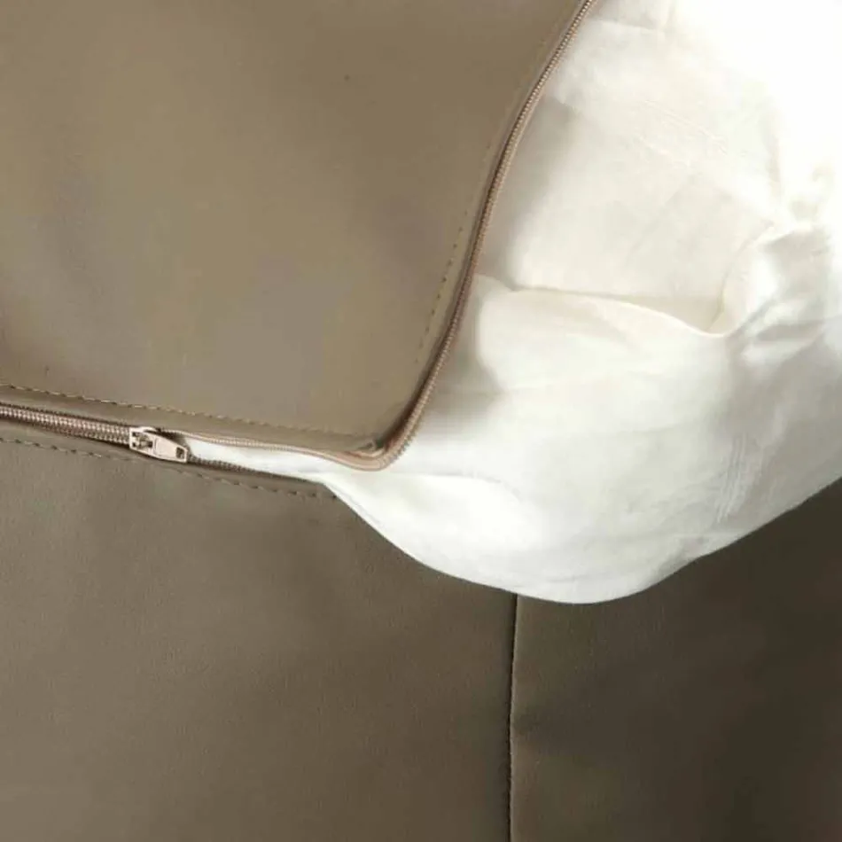 Pufa z nowoczesnym wzorem Flower Viadurini