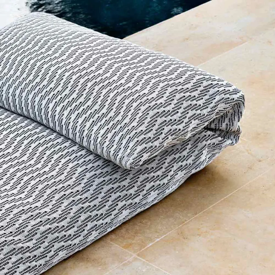 Zaprojektuj pojedynczą kanapę na zewnątrz, wysokiej jakości Made in Italy - Emanuela Viadurini