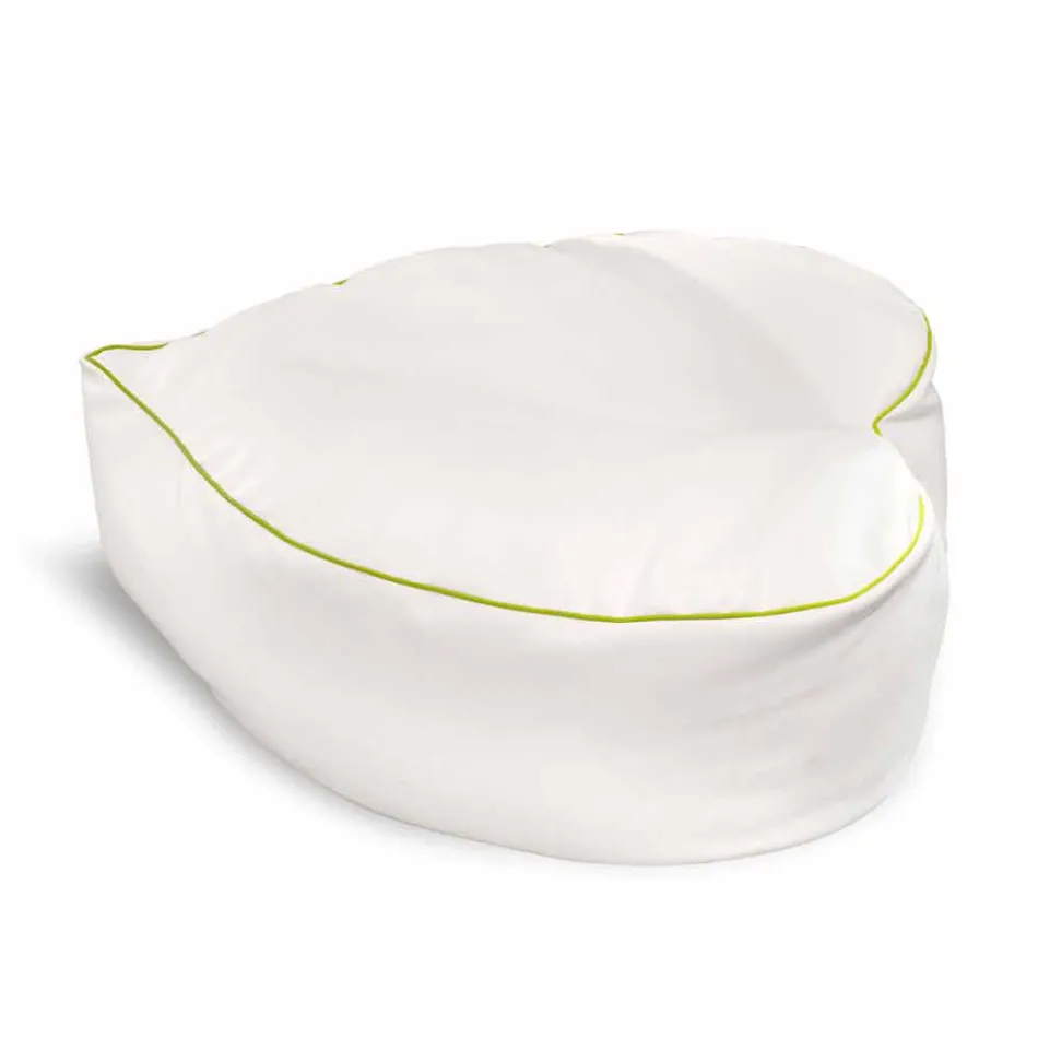 Konstrukcja otomana w faux skórzanym żeglarskiej wewnętrzne i zewnętrzne Potus Viadurini