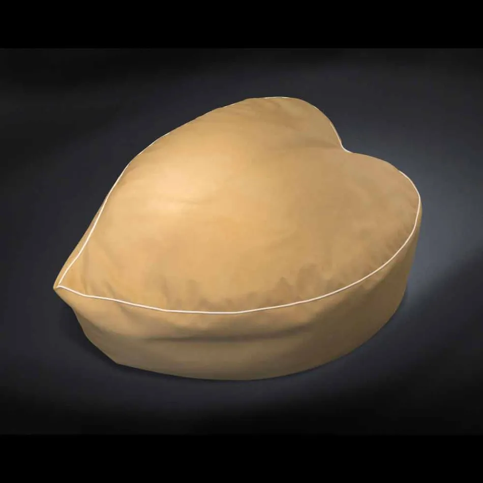 Konstrukcja otomana w faux skórzanym żeglarskiej wewnętrzne i zewnętrzne Potus Viadurini