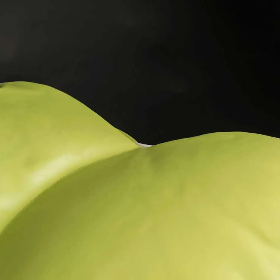 Konstrukcja otomana w faux skórzanym żeglarskiej wewnętrzne i zewnętrzne Potus Viadurini