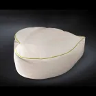 Konstrukcja otomana w faux skórzanym żeglarskiej wewnętrzne i zewnętrzne Potus Viadurini