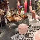 Zaprojektuj pufę w tkaninie Belle 1 Viadurini