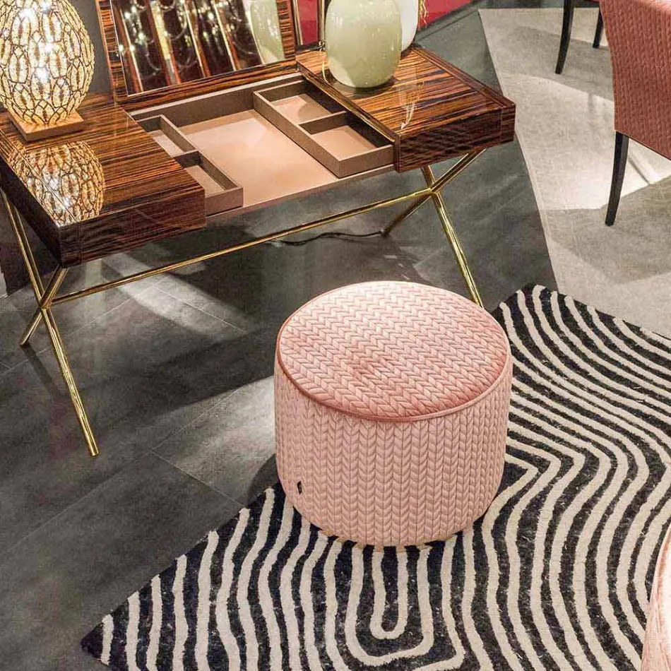 Zaprojektuj pufę w tkaninie Belle 1 Viadurini