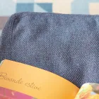 Miękka prostokątna pufa otomana do użytku wewnątrz i na zewnątrz, wykonana z tkaniny - Naemi Viadurini