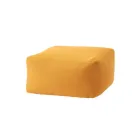 Miękka prostokątna pufa otomana do użytku wewnątrz i na zewnątrz, wykonana z tkaniny - Naemi Viadurini