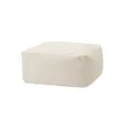 Miękka prostokątna pufa otomana do użytku wewnątrz i na zewnątrz, wykonana z tkaniny - Naemi Viadurini