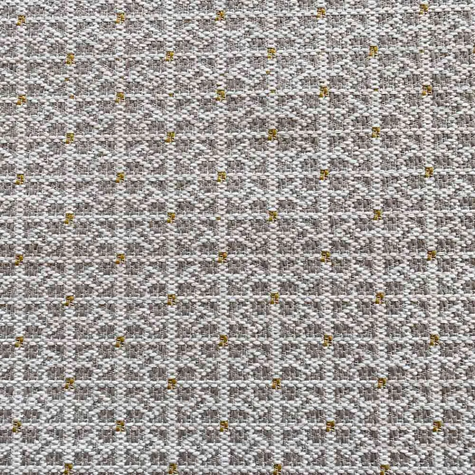 Miękka prostokątna pufa otomana do użytku wewnątrz i na zewnątrz, wykonana z tkaniny - Naemi Viadurini