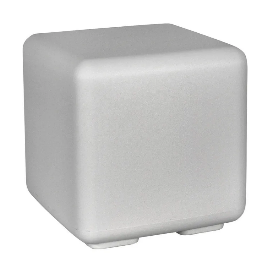 Stolik ogrodowy pufa z kolorowego polietylenu Wyprodukowano we Włoszech - Colores Viadurini