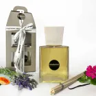 Odświeżacz powietrza do domu o zapachu bursztynu 2,5 l z patyczkami - Romaeterna Viadurini