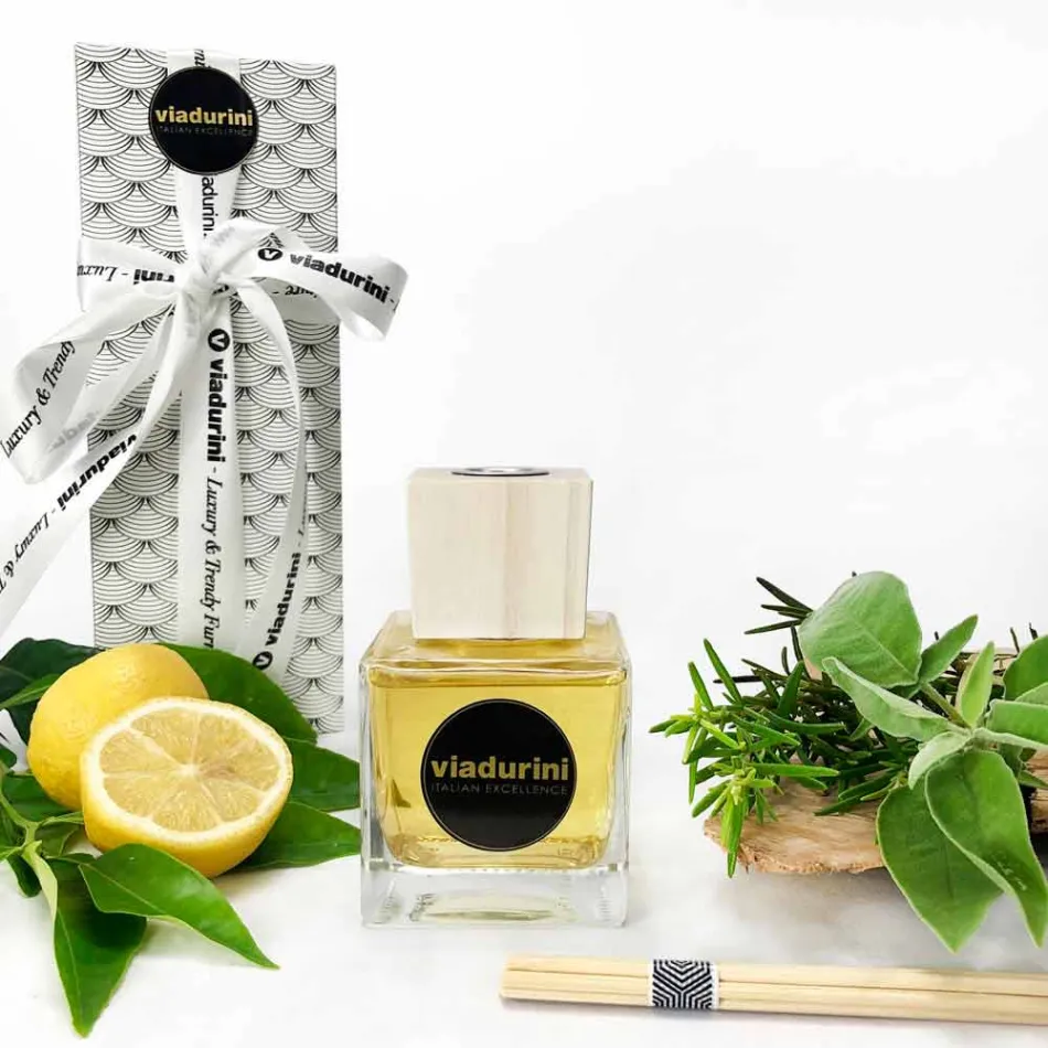 Bergamot Fragrance Odświeżacz powietrza do domu 200 ml z patyczkami - Ladolcesicilia Viadurini