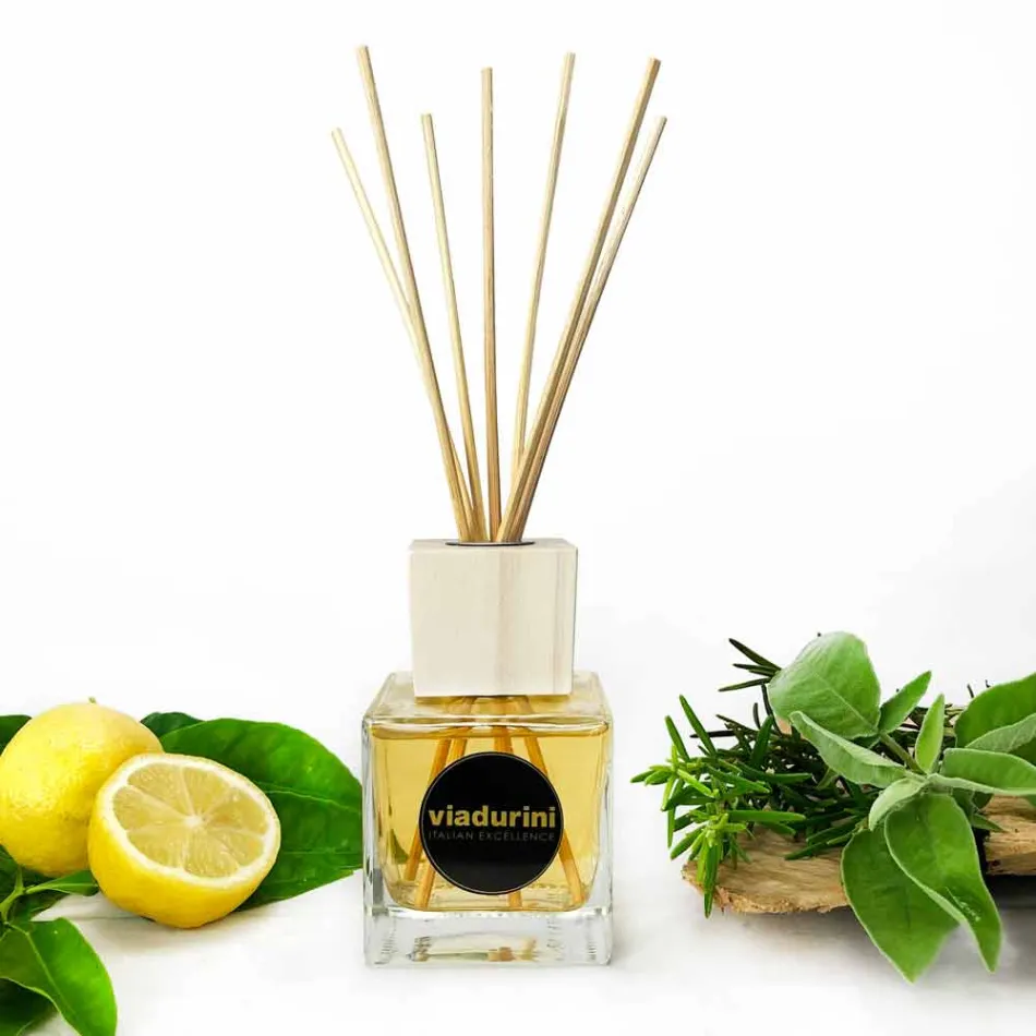 Bergamot Fragrance Odświeżacz powietrza do domu 200 ml z patyczkami - Ladolcesicilia Viadurini