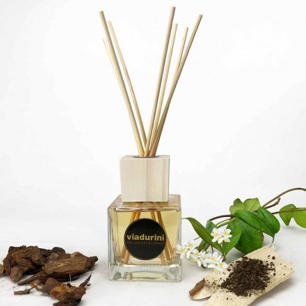 Ambient Fragrance Oud Wood 200 ml z pałeczkami - Ventodisardegna Viadurini