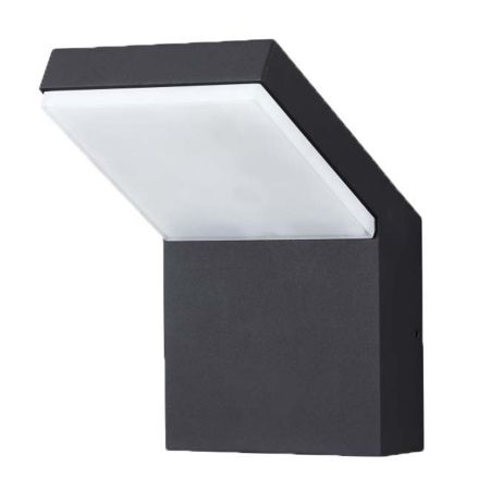 Kinkiet zewnętrzny LED 18W z białego lub czarnego aluminium - Nerea Viadurini