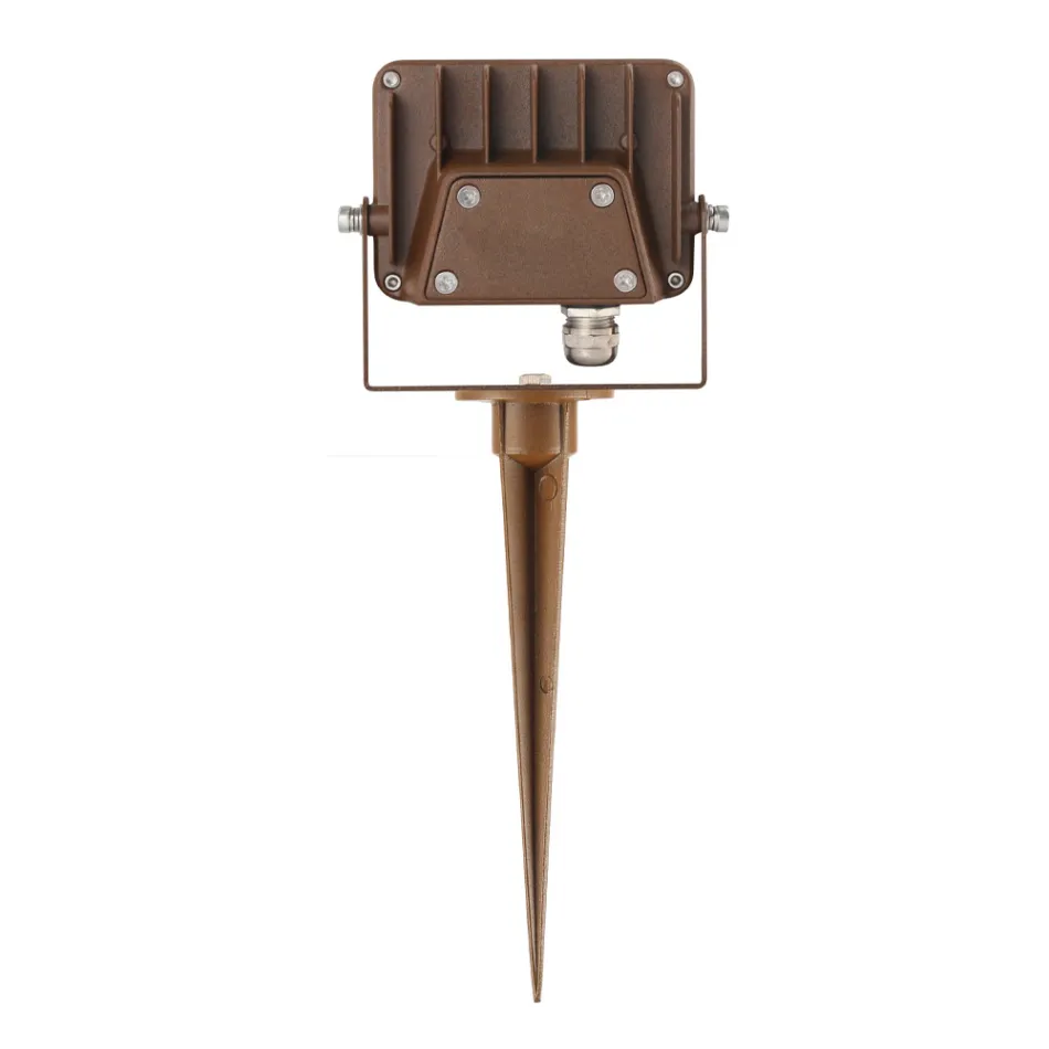 4-częściowy aluminiowy projektor do reflektorów zewnętrznych Corten - jasnoniebieski Viadurini