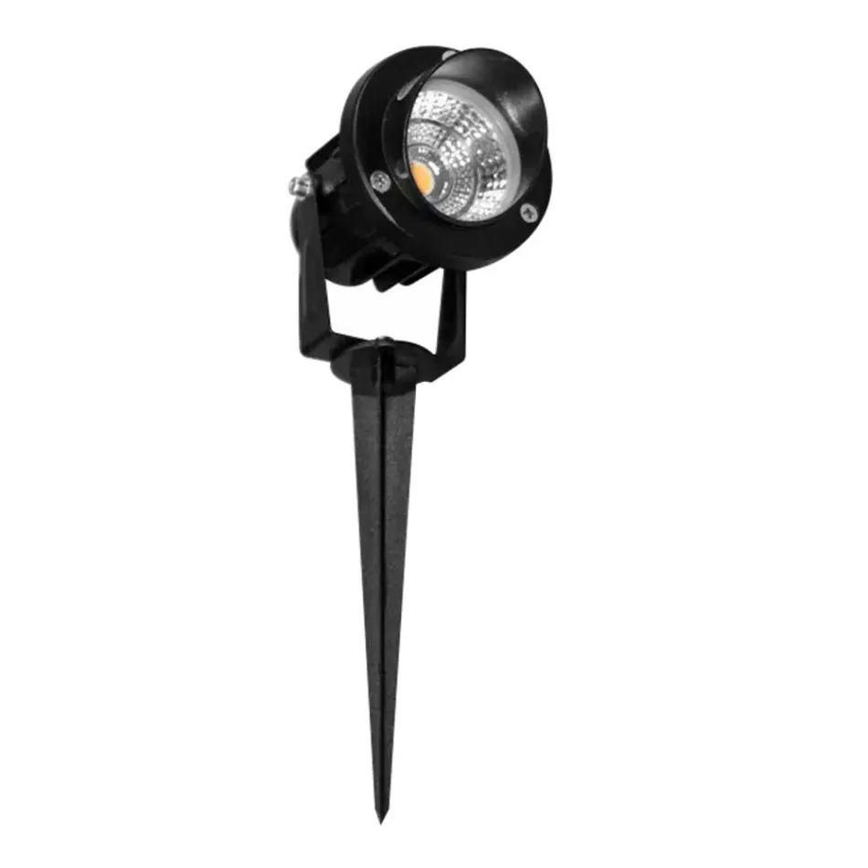 Projektor LED Wpuszczany Reflektor z Matowego Czarnego Aluminium 4 Części - Obrina Viadurini