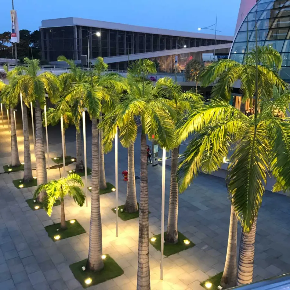 Okrągły Reflektor z LED Outdoor ze Stali Nierdzewnej - Dakota Viadurini