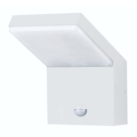 Aluminiowy zewnętrzny projektor led z czujnikiem ruchu - Nerea Viadurini