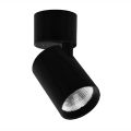 Regulowana lampa sufitowa LED z białego lub czarnego aluminium - Point