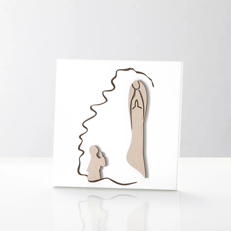 Mały obraz przedstawiający Objawienie w różnych formach Made in Italy - Madelein Viadurini