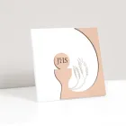 Mały obraz przedstawiający Eucharystię Grawerowany laserowo Made in Italy - Ingrid Viadurini