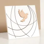 Grawerowany laserowo obrazek przedstawiający bierzmowanie Made in Italy - Mumbi Viadurini