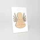 Mały obrazek przedstawiający aniołka z kłosami Made in Italy - Greta Viadurini