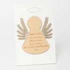 Mały obrazek przedstawiający aniołka z kłosami Made in Italy - Greta Viadurini