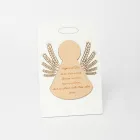 Mały obrazek przedstawiający aniołka z kłosami Made in Italy - Greta Viadurini