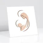 Grawerowany laserowo obraz Maryi i Dzieciątka Jezus Made in Italy - Nigella Viadurini